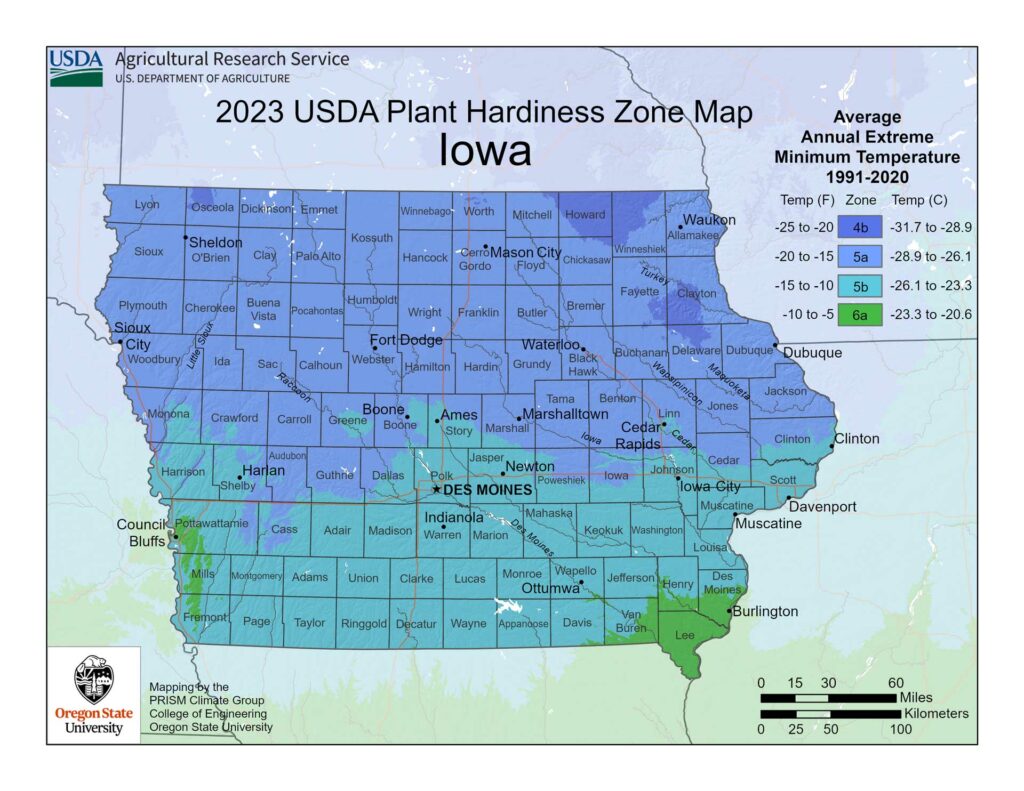 2023 Hardiness Zone Map